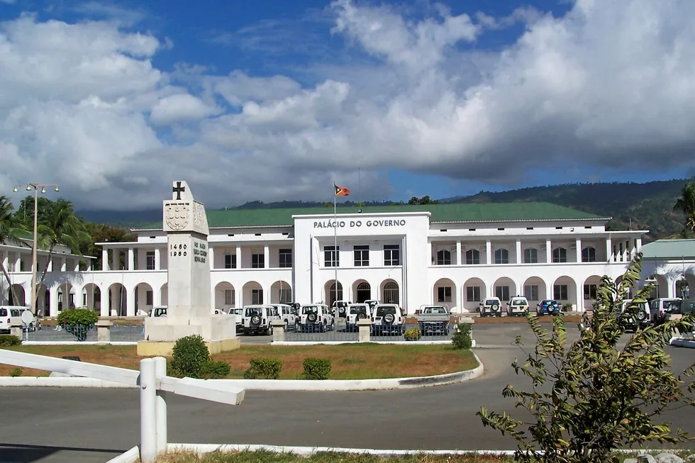 Centre point: government buildings in Dili, Timor-Leste
