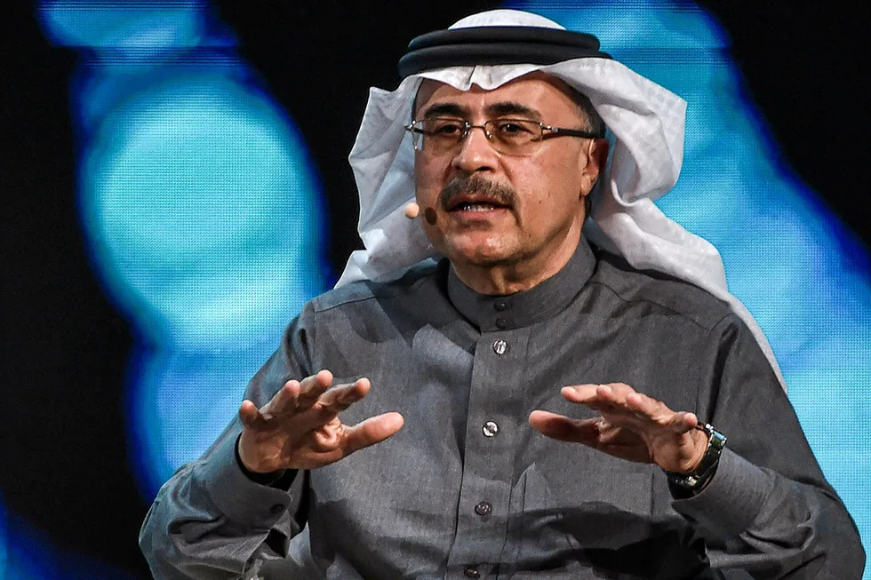 Oil terminal deal: Amin Nasser, chief executive of Saudi Aramco.