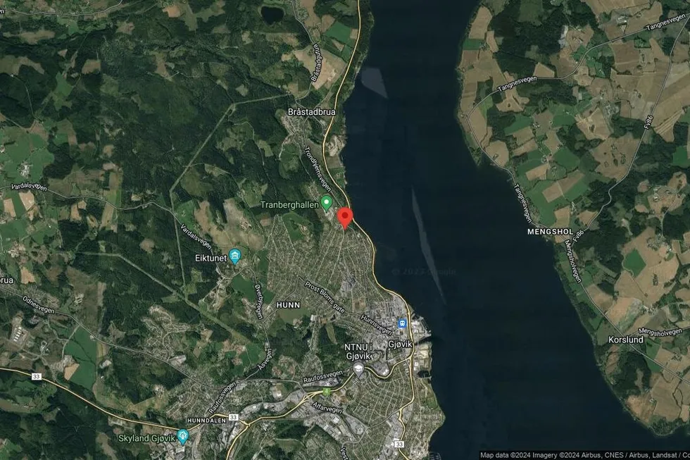 Området rundt Føllingstads veg 40B, Gjøvik, Innlandet