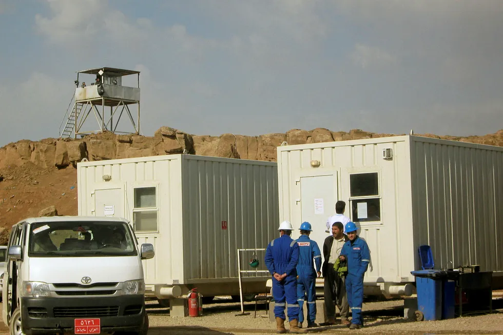 Reserves: workers at the Taq Taq field in Iraqi Kurdistan