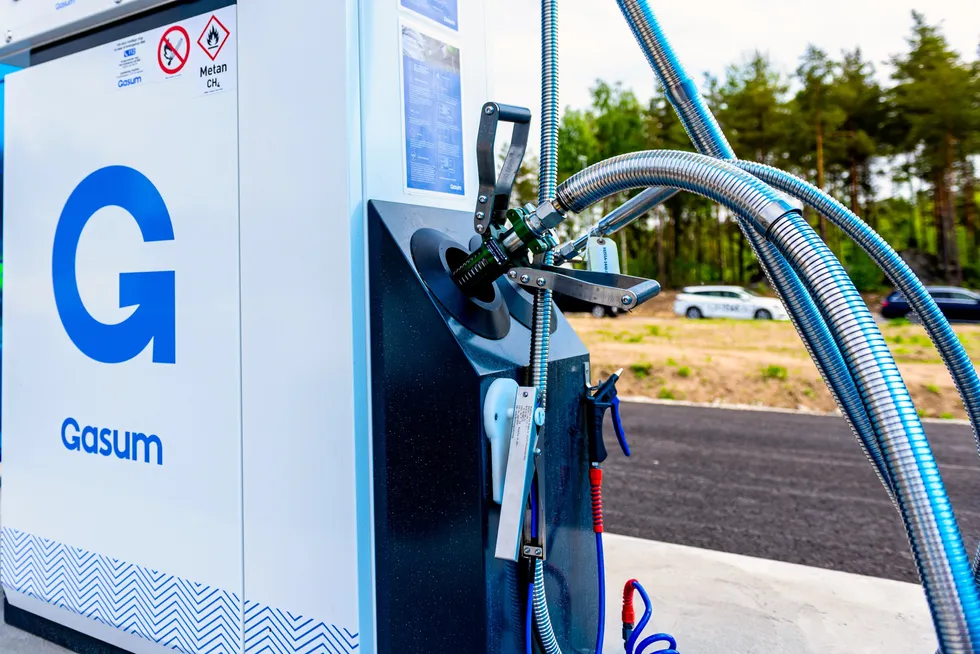 Stable supplies: a natural gas retail outlet in Seinajoki in Finland that is operated by Gasum