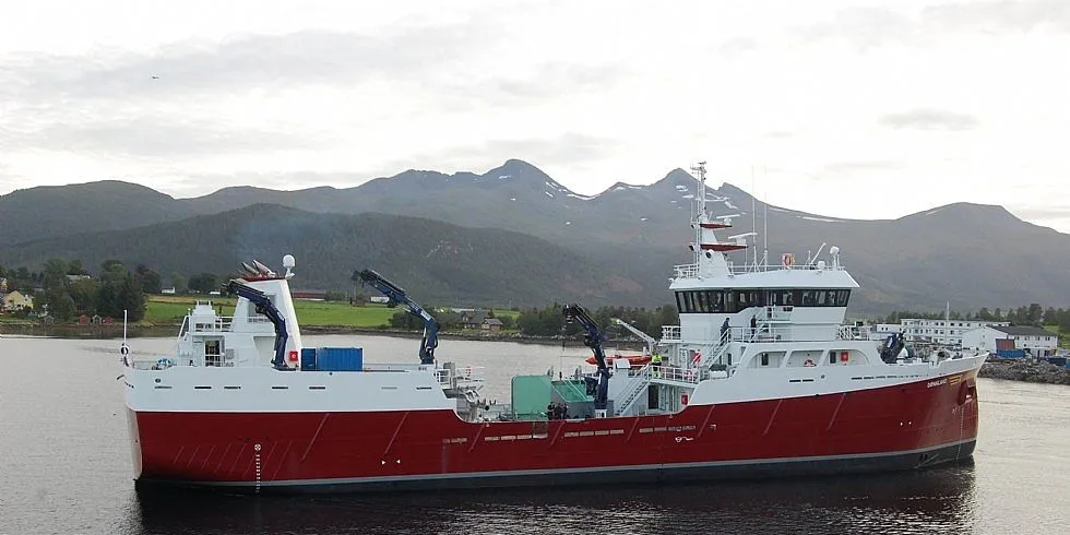 Brønnbåten MS Dønnland er levert fra Aas Mekaniske Verksted til Norsk Fisketransport AS.