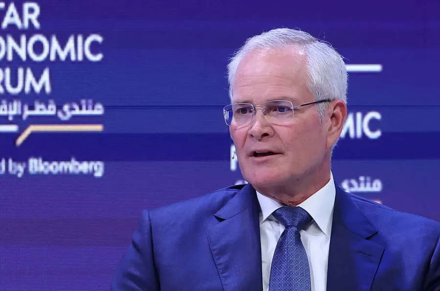 ExxonMobil chief executive Darren Woods at the Qatar Economic Forum in Doha this week.
