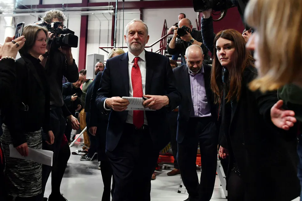 Labour-leder Jeremy Corbyn vil ha en ny tollunion med EU, men det er uklart hva han egentlig mener med det. Foto: Ben Stansall/AFP/NTB Scanpix
