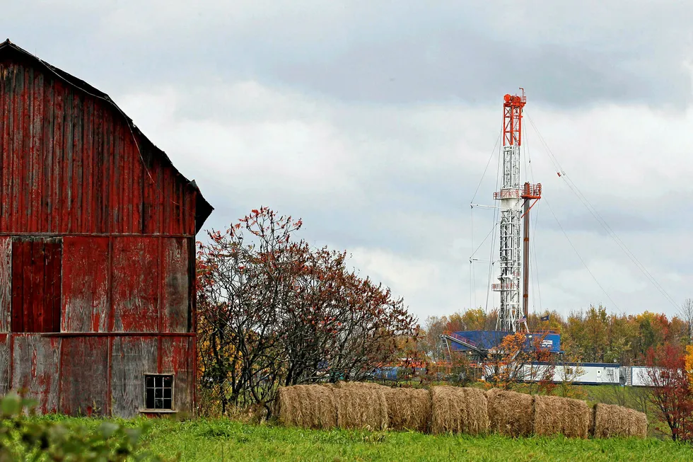 Rig gains: in the Marcellus shale