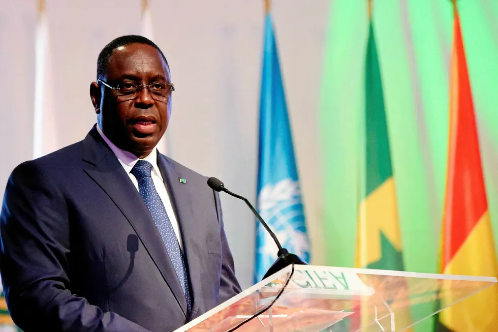 Welcome: Senegal President Macky Sall