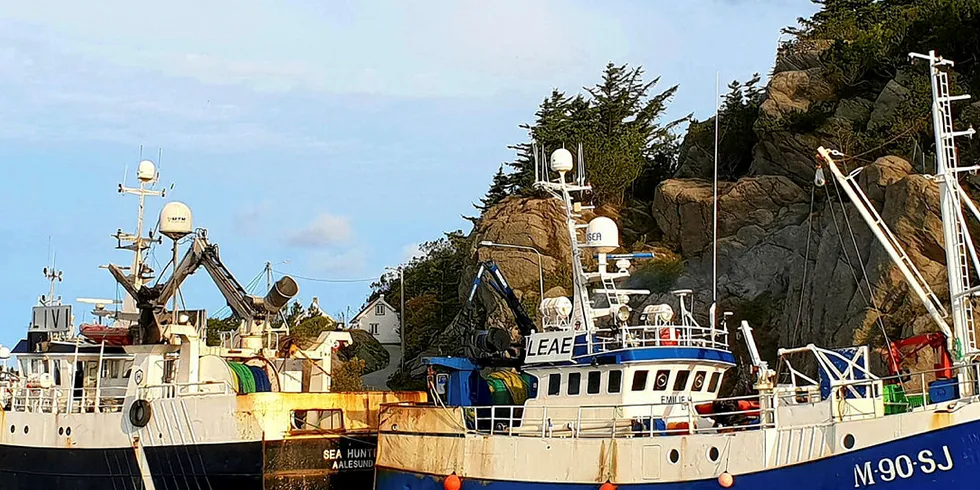 MISTE TILLATELSEN: «Sea Hunter» og «Emilie H» ved kai i Skudeneshavn. nå kan de miste erverstillatelsen.