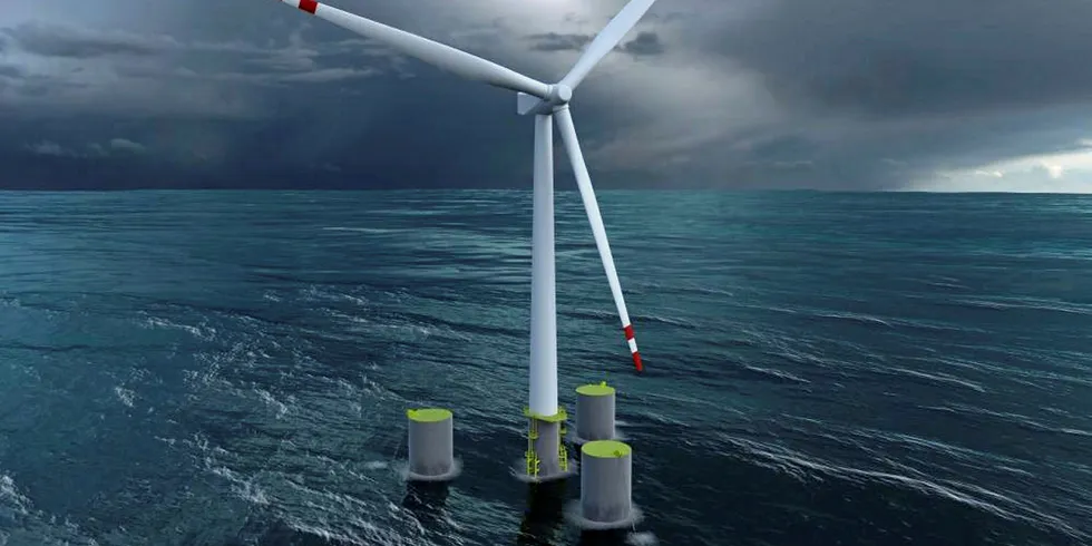 «OO-Star Wind Floater» kalles patenten for fundamentet og forankringen på Flagship-prosjektet.