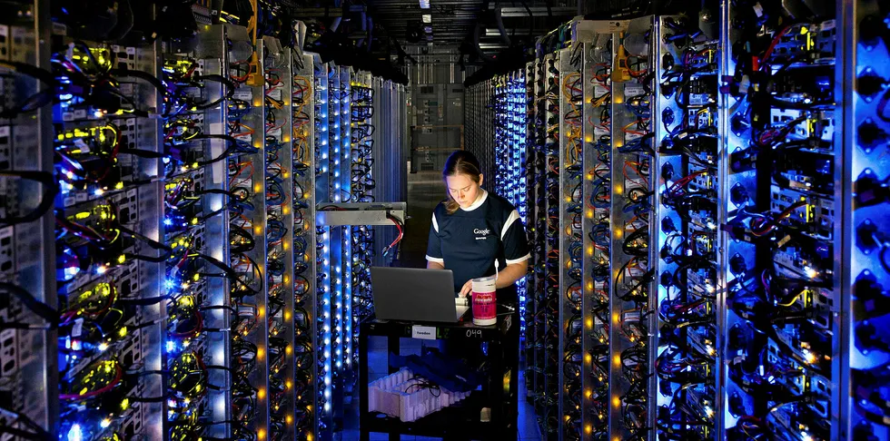 A Google data centre in Oregon.