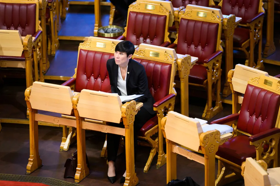 Utenriksminister Søreide svarte Stortinget om saken onsdag.