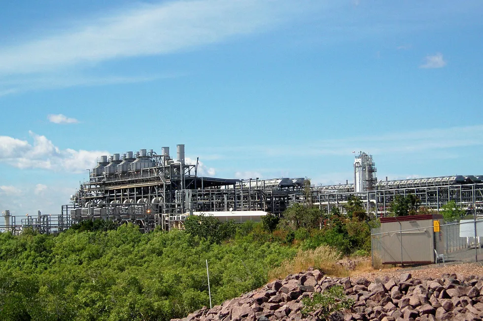 Established: ConocoPhillips' Bayu-Undan LNG plant stands in Darwin, Australia