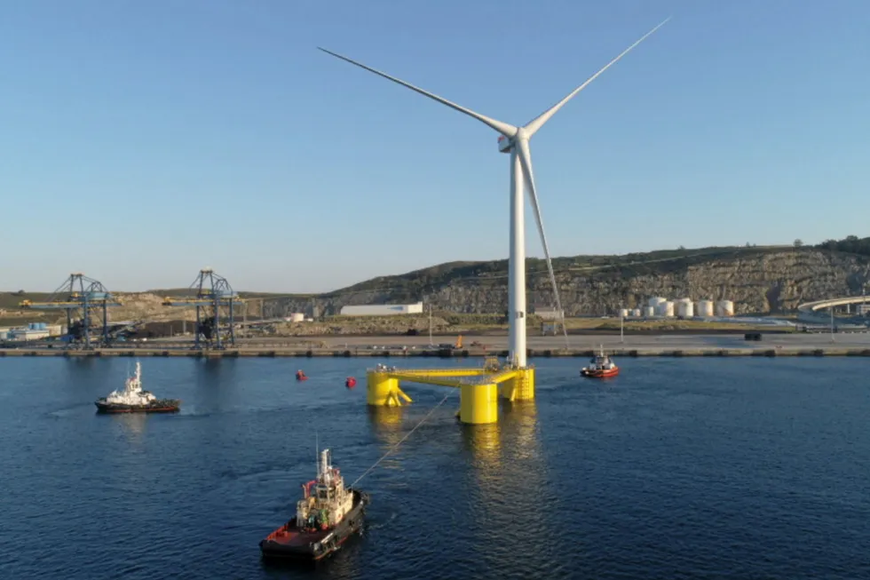 Afloat: A semisubmersible floating turbine sets off for Portugal's pioneering WindFloat Atlantic array