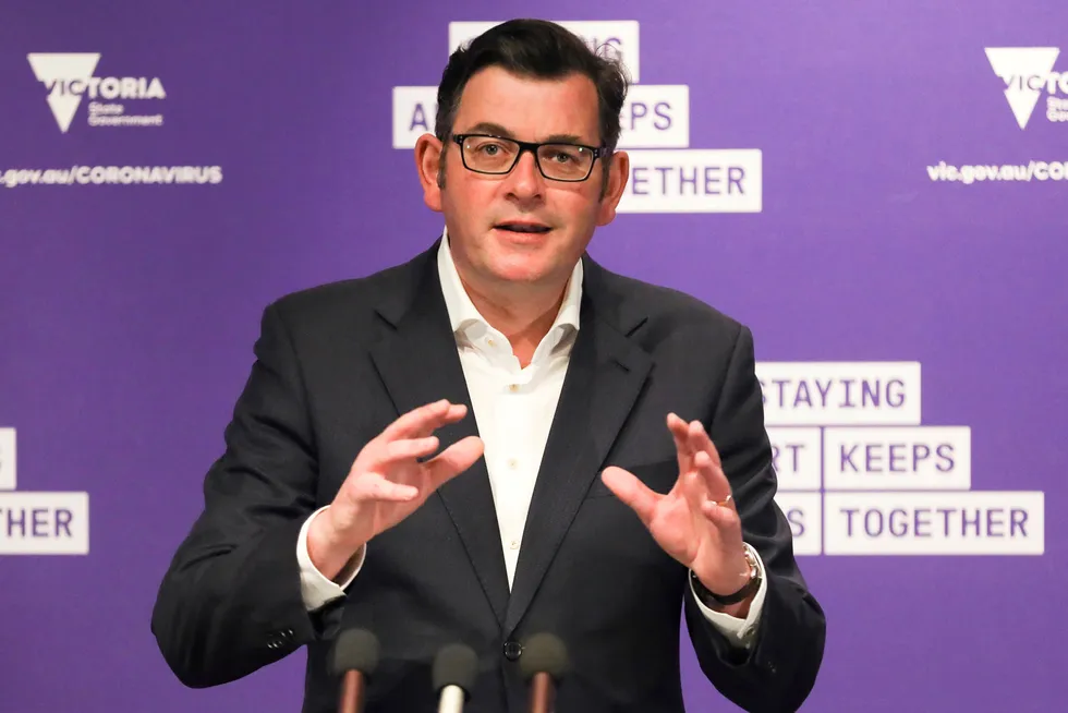 Offshore wind plan: Victoria Premier Daniel Andrews unveiled the state’s ambitions on Friday