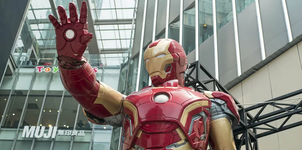 Marvel superhero Iron Man.