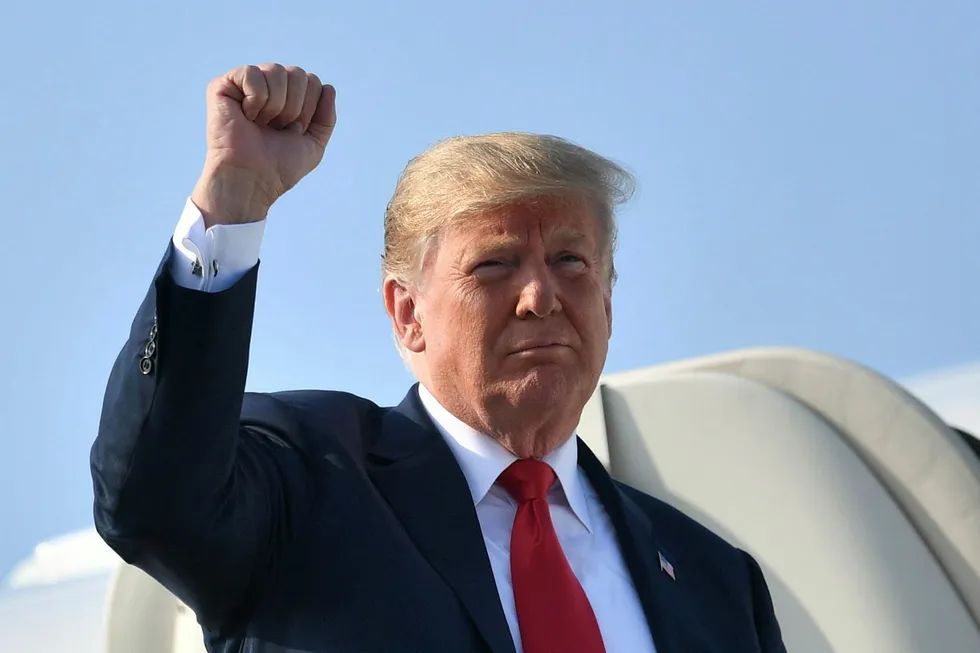 President Donald Trump kaller medier som The New York Times for «the enemy of the people».