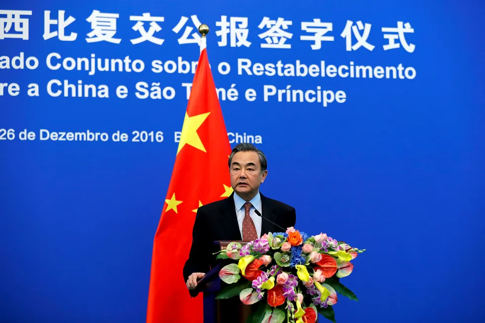 Klar melding til USA og president Donald Trump. Det er helt uaktuelt for Kina å fire på «ett Kina»-prinsippet. Foto: Andy Wong/AP photo/NTB scanpix