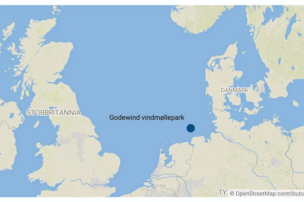 Kollisjonen skjedde i havvindparken Godewind vindpark, nordvest av Tyskland 24. april.
