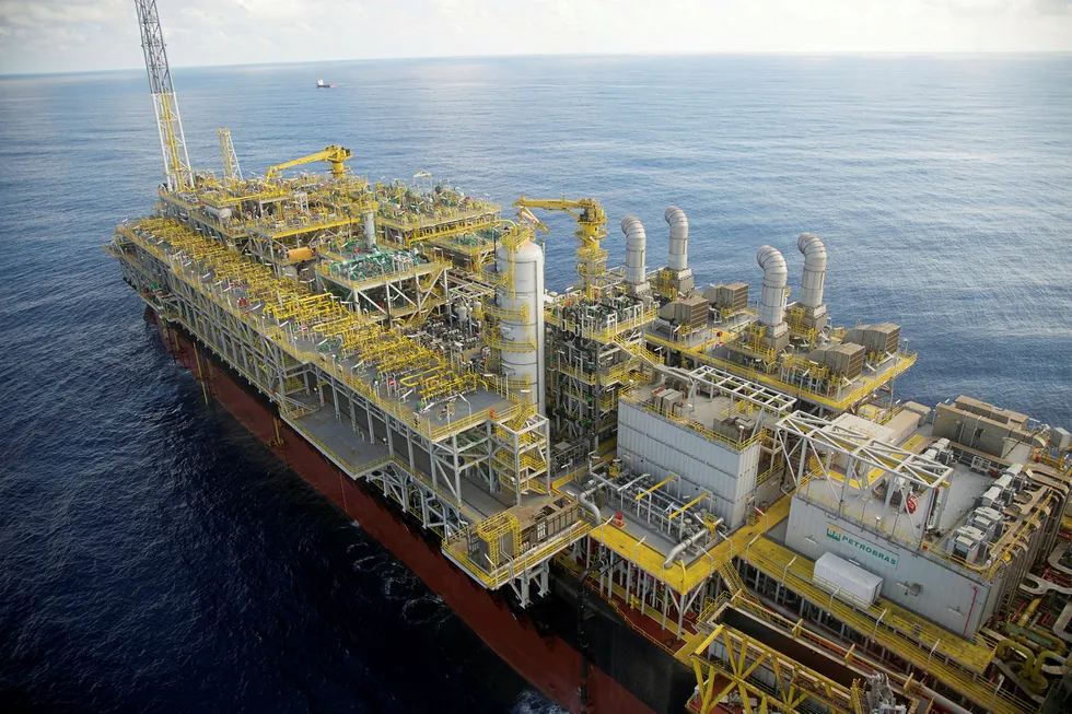 One of seven: the Cidade de Itaguai FPSO is operating in the Iracema Norte area of the Lula field
