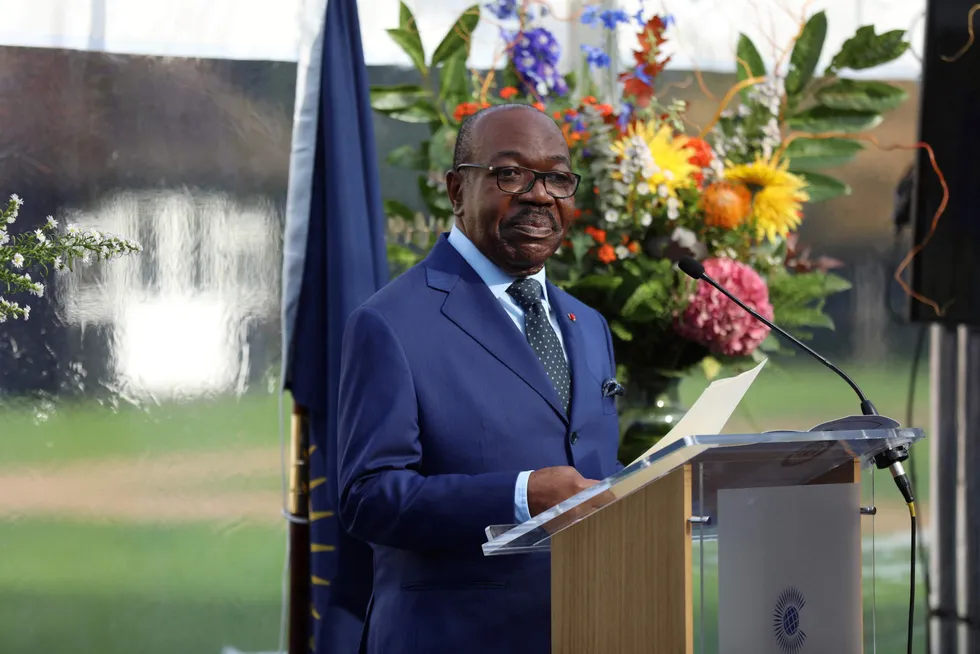 Offshore outlook: Gabon President Ali Bongo Ondimba.