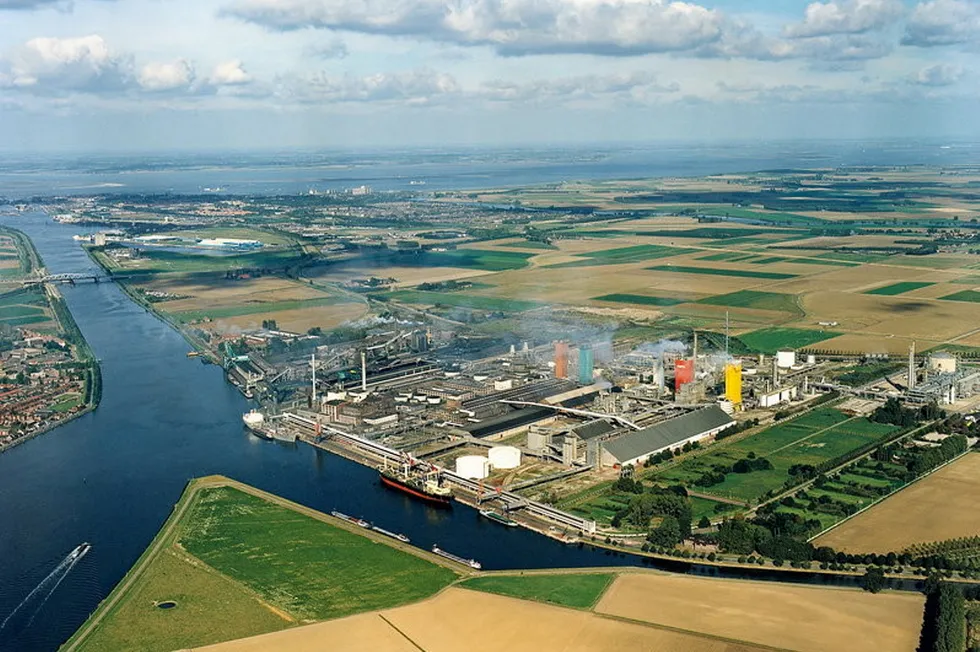 Yara's Sluiskil ammonia-based fertiliser plant.