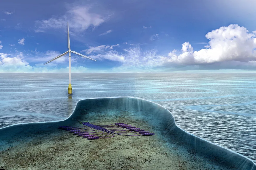 Offshore hydrogen: Repsol and TechnipFMC's project Deep Purple uses offshore wind energy to produce and store hydrogen offshore.