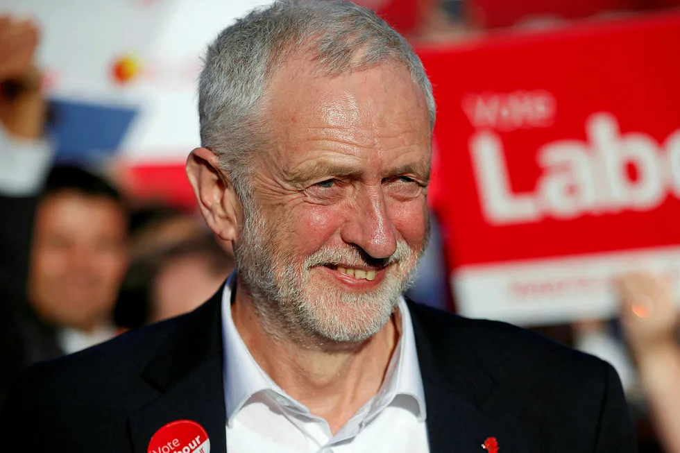 Pledge to ban fracking: Labour leader Jeremy Corbyn