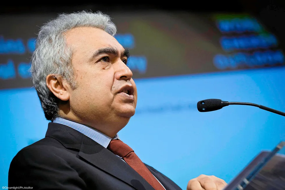 IEA boss Fatih Birol.
