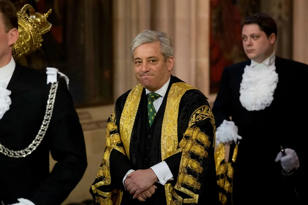Underhusets president John Bercow vil ikke ha Donald Trump inn i Westminster Hall. Foto: Matt Dunham/AP Photo