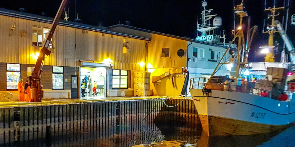 KONTROLL: Vi må få på plass løsninger som skal være både praktisk og kostnadsmessig overkommelig for samtlige fartøy under 15 meter. Bildet er fra Myre Fiskemottak.