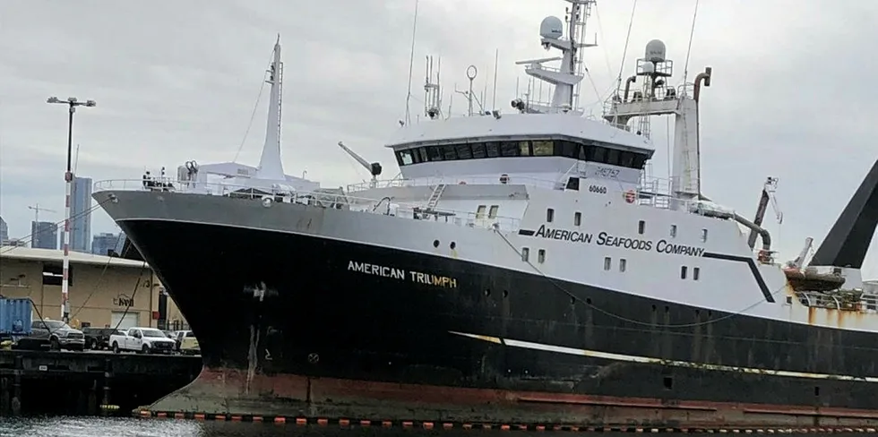 American Seafoods har slitt med koronasmitte om bord på flere av båtene sine, blant dem «American Triumph» som nå har fått det for andre gang.