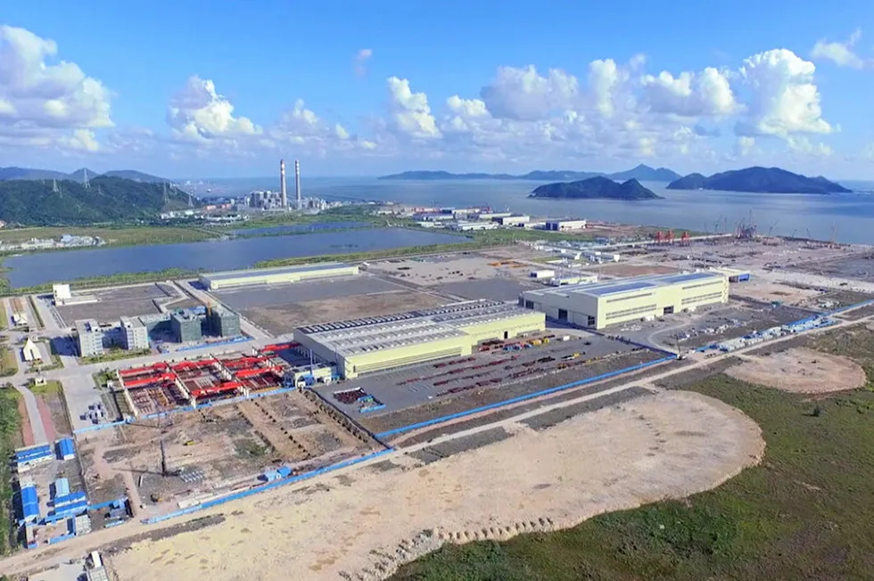 The CFHI facility in Zhuhai, China, where Fluor has a 49% stake.