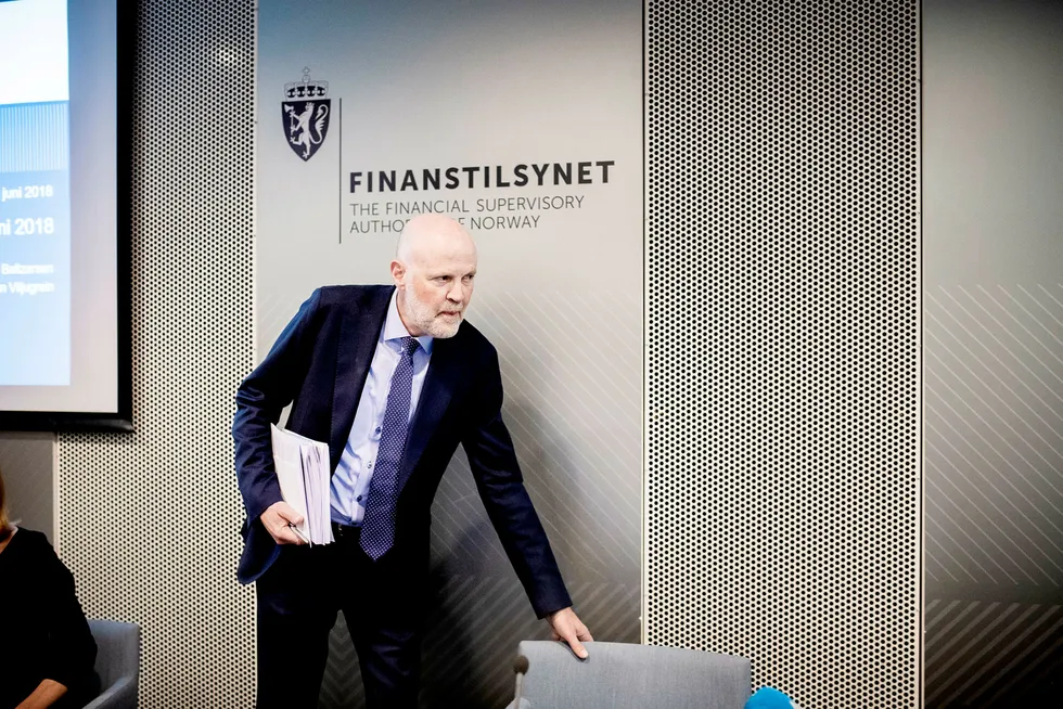 Morten Baltzersen er direktør i Finanstilsynet. Foto: Skjalg Bøhmer Vold