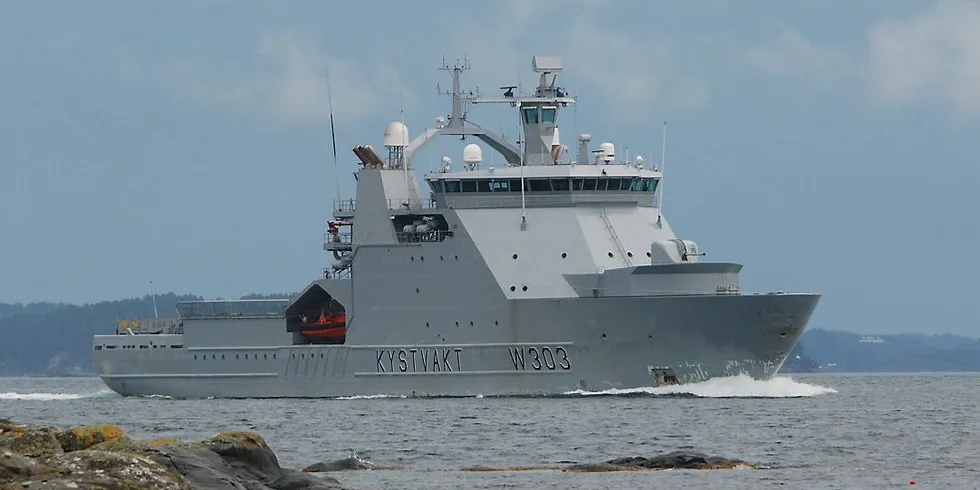 Kystvakten, her ved KV "Svalbard" Foto: Ole Erik Klokeide