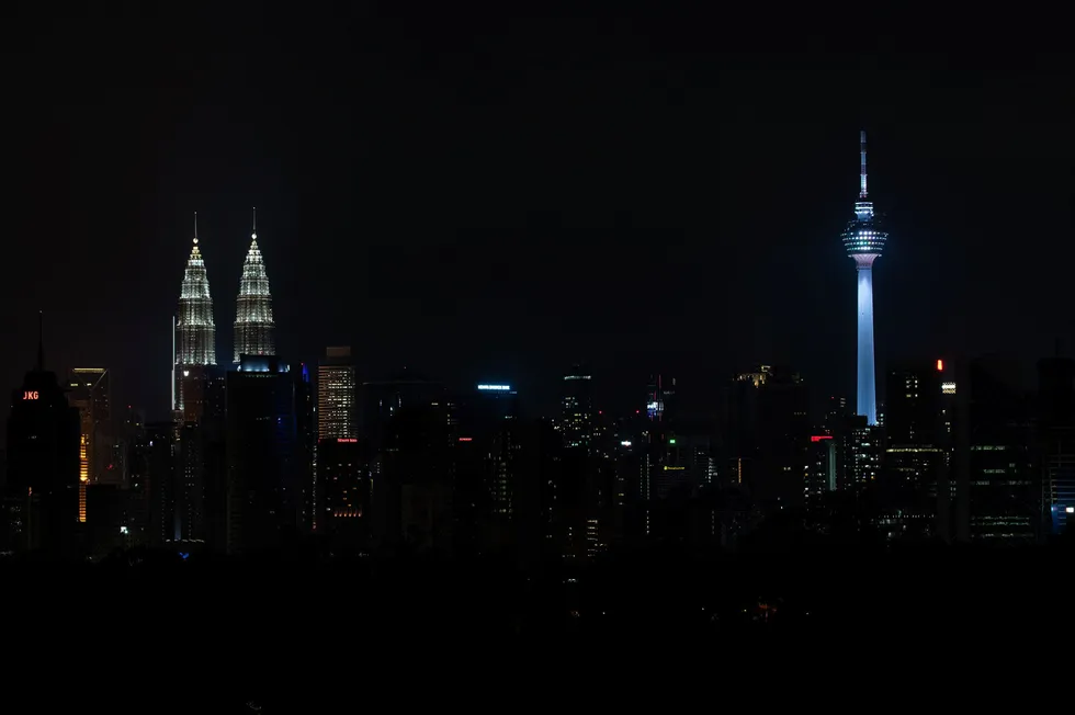 Iconic: the Petronas Twin Towers (left) in the Malaysian capital Kuala Lumpur.