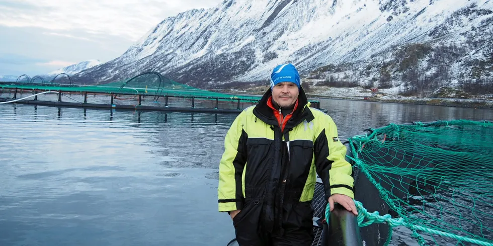 Samfunnskontakt Roger Pedersen i Grieg Seafood Finnmark.