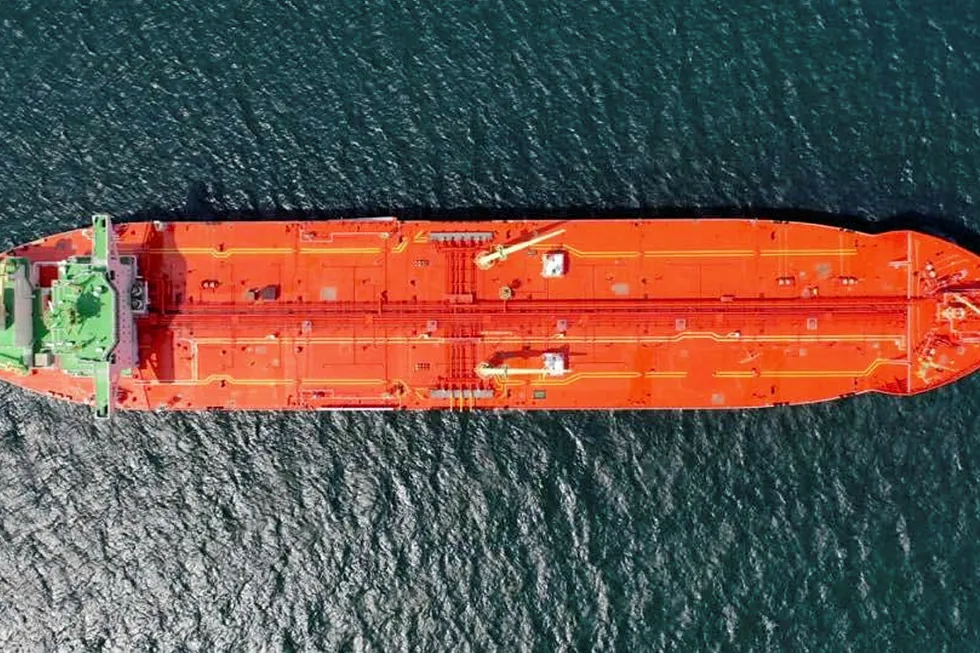 Shuttle: operators in Brazil have relied on DP tankers - like the Eagle Petrolina delivered by Samsung Heavy Industries in May for use by Petrobras - but new cargo transfer vessel technology may provide a cheaper option