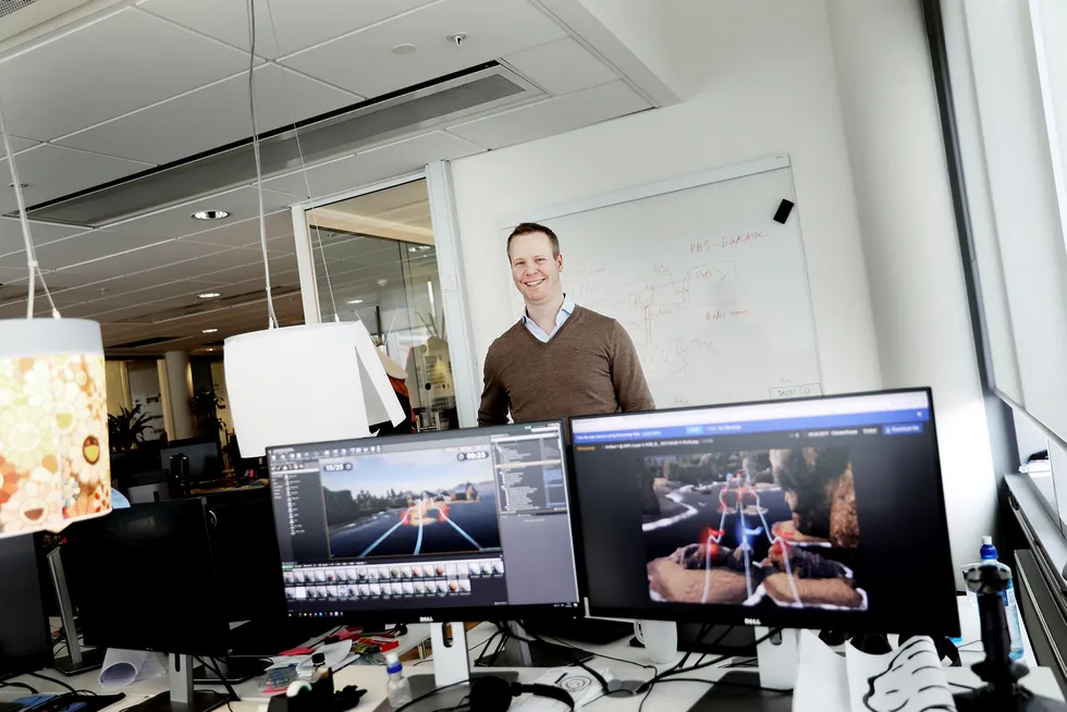 Bård Anders Kasin er en av gründerne i teknologiselskapet The Future Group, som en rekke profilerte investorer har satset på. Foto: Linda Næsfeldt