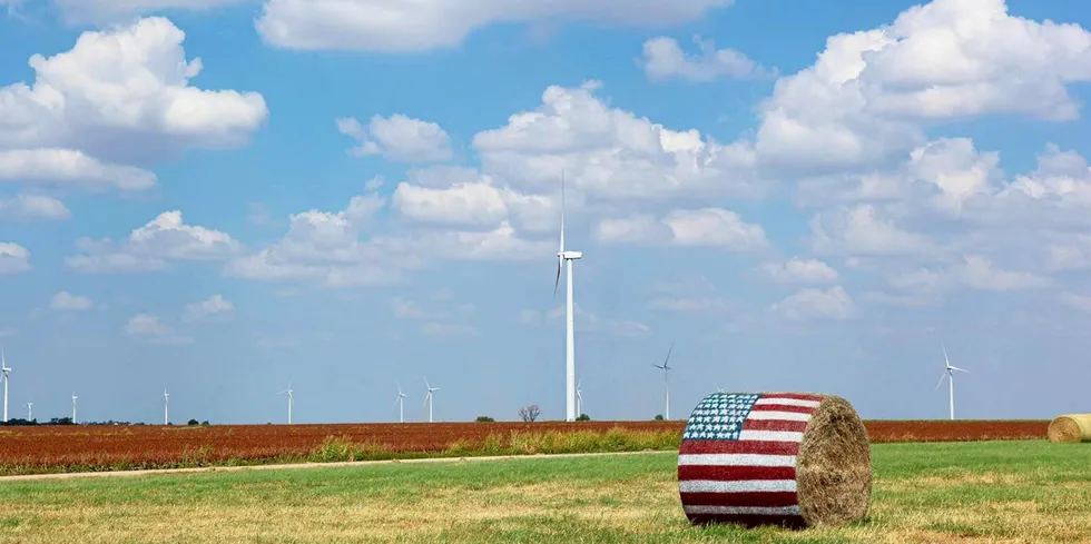 An EGP wind farm in Oklahoma