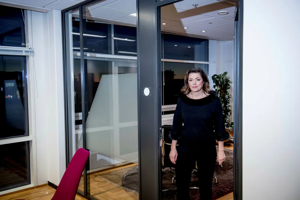 Da hun var NHO-sjef fikk Kristin Skogen Lund en gang støt hver gang hun snakket vanskelig, i en innholdsmarkedsføringskampanje laget av VG Partnerstudio. Nå er hun tilbake på eget kontor i VG-bygget.