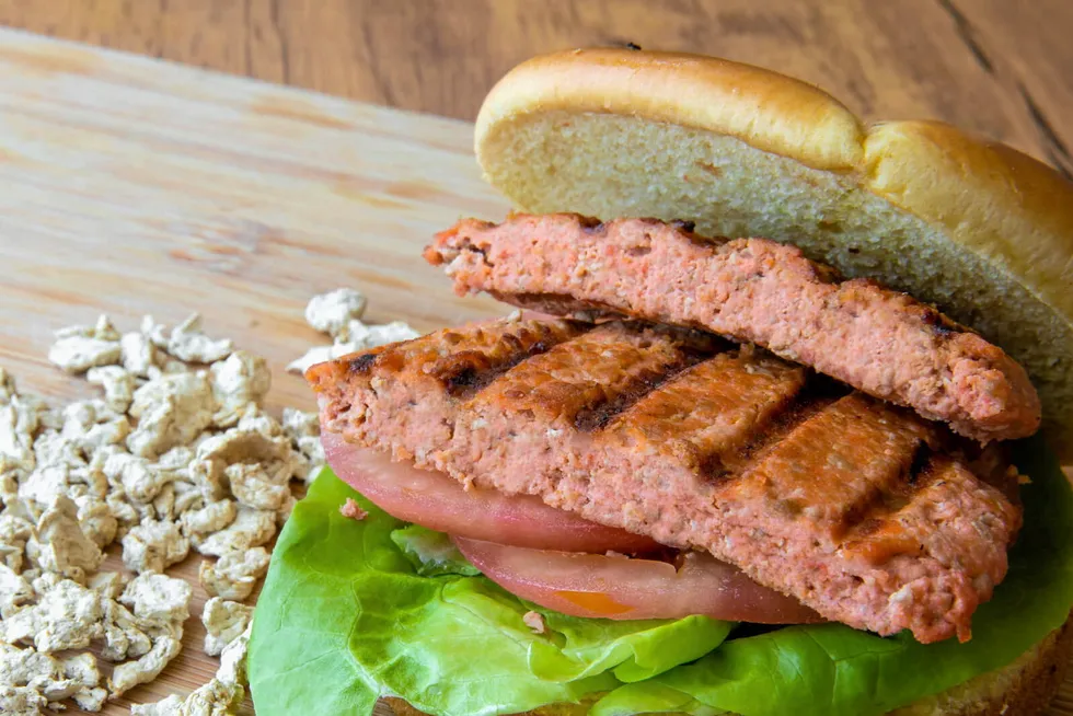 The Better Meat Co's Blended Salmon Burger
