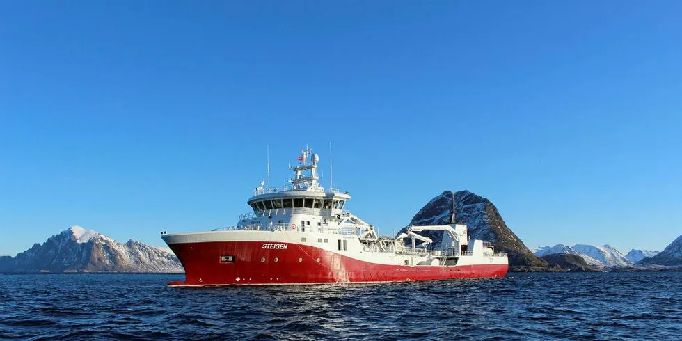 Brønnbåten «Steigen» ble døpt i juni i fjor. Nå har Norsk Fisketransport bestilt en helt lik båt som skal leveres om to år.Foto: Pressefoto