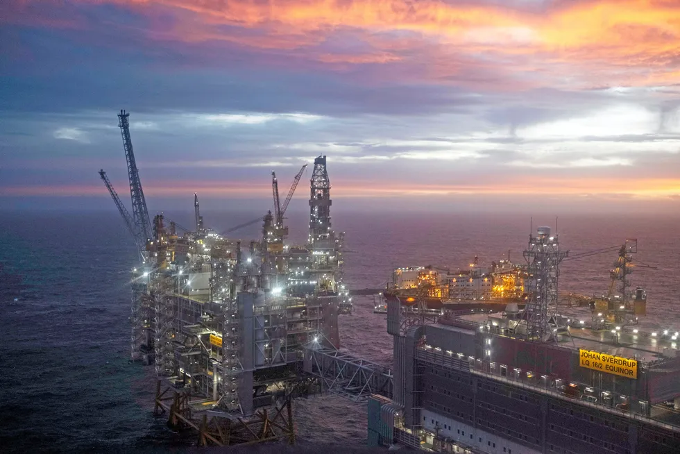 Capacity increase: the Johan Sverdrup field in the North Sea