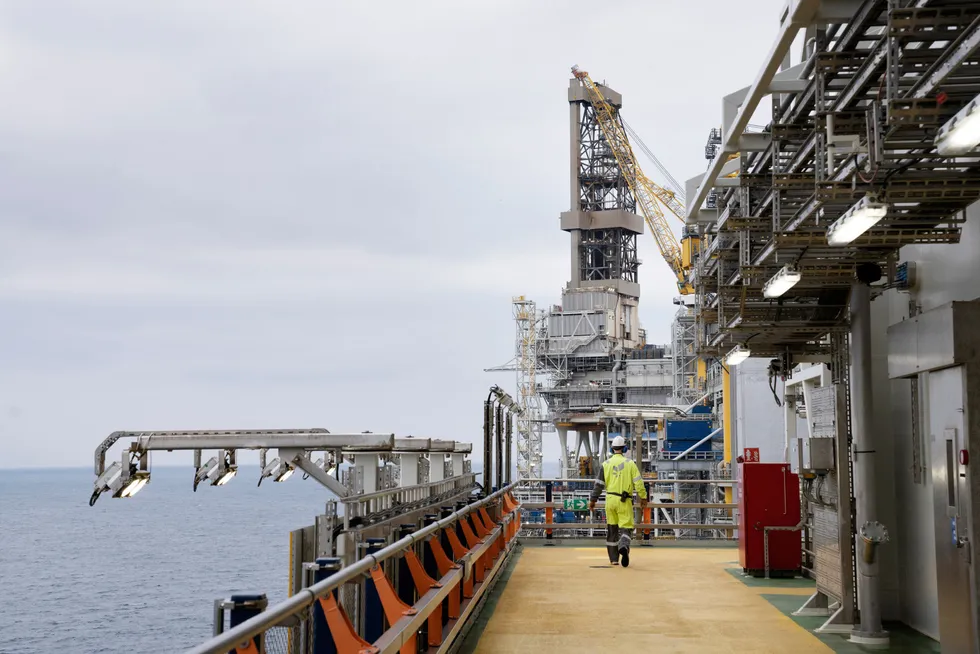 Klimautslippene per produsert fat fra den norske oljenæringen er blant de laveste i verden, ifølge Torbjørn Kjus. Bildet er fra Johan Sverdrup-feltet.