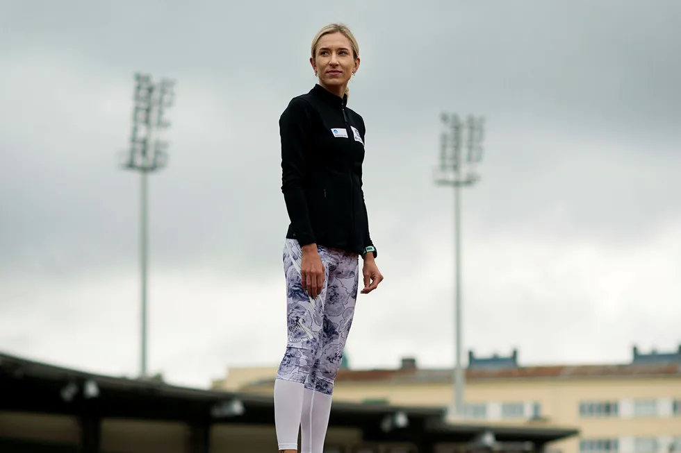 Karoline Bjerkeli Grøvdal går tilbake til røttene og løper 3000 meter hinder under Bislett Games 15. juni. Foto: Øystein Lie