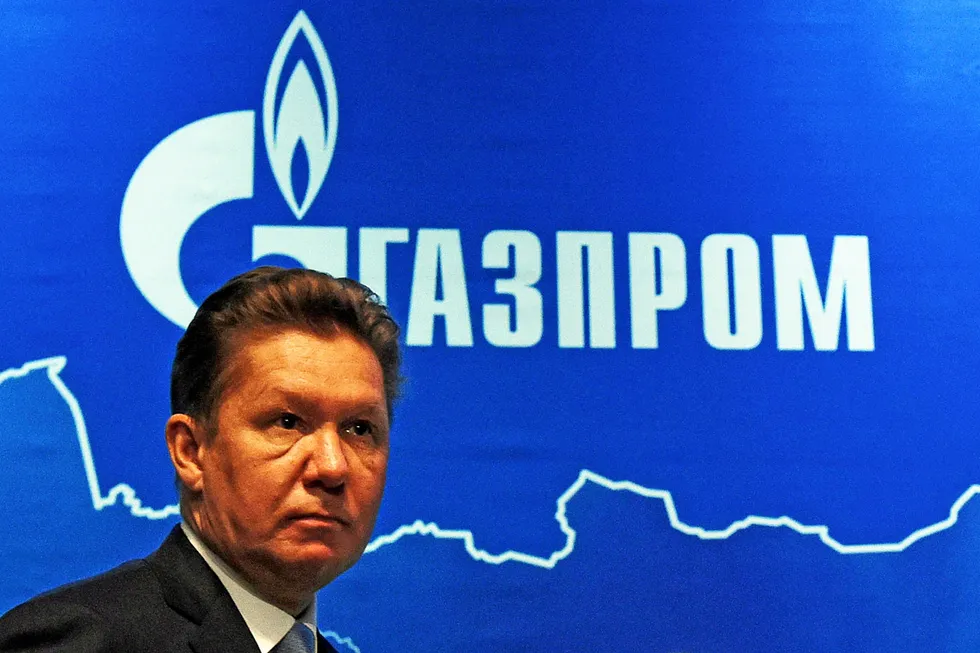 Stock rally: chairman of Russian gas giant Gazprom, Alexei Miller