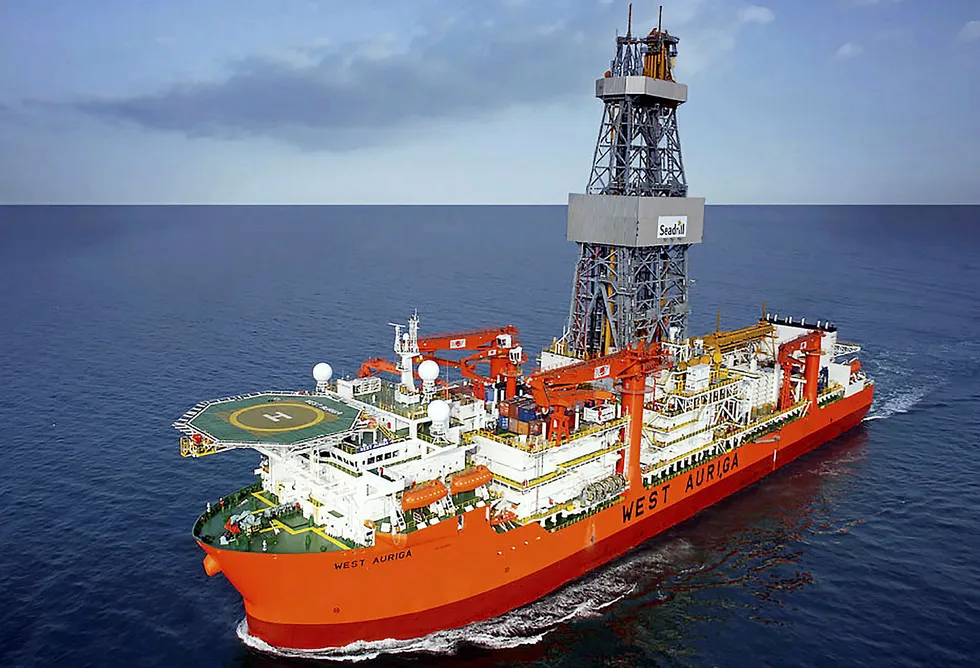 New exploration: The drillship Seadrill West Auriga