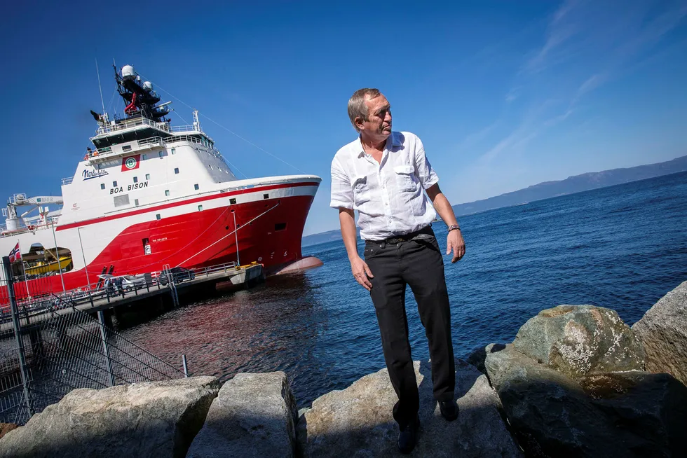 Ole Bjørneviks Boa Offshore har 3,4 milliarder i gjeld og har engasjert rådgivere for å finne en løsning på gjeldsproblemene. Foto: Ole Morten Melgård