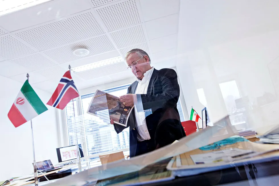 Bjørn Ursin-Holm i Global Geo Services måtte se langt etter nye inntekter i fjor. Foto: Aleksander Nordahl