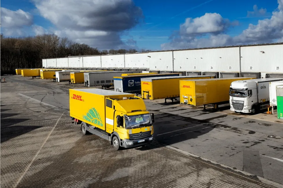 One of Paul Group's PH2P trucks operated by DHL.