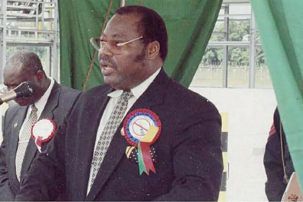 former Nigerian oil minister Dan Etete